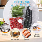 FreshVacPro™ Reusable Vacuum Bags ( 10 )